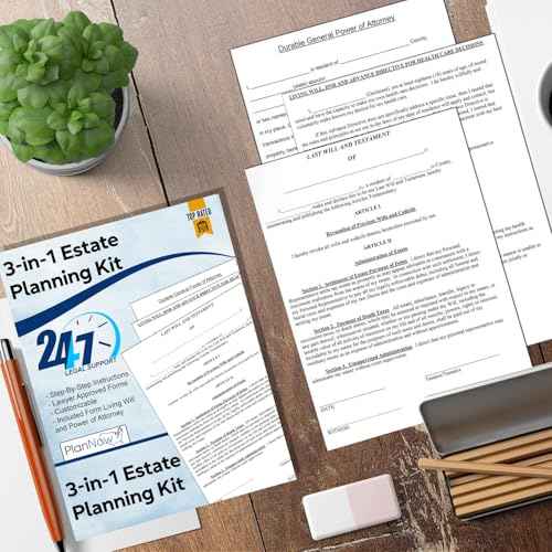 Estate Planning Kit Includes Last Will and Estate Guide, POA, Living Will and Medical POA and Detailed Instructions Live Legal Support