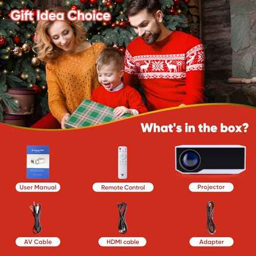 Projector with WiFi and Bluetooth,15000lumens Native Full HD 1080P Outdoor Movie Projector,Smart Projector Compatible with Android/iOS/Windows/TV Stick/HDMI/USB
