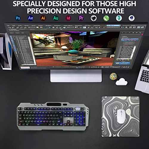 X-Raypad Aqua Control Plus ROB Gaming Mouse Pad, Ultra-High Precision Mouse Pad with Perfect Speed and Control Capability, Consistent X and Y Glide, Designed for Fps Players with Low DPI Requirements
