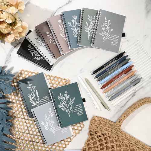 30 Set Employee Appreciation Gifts Bulk Office Gift for Coworkers A6 Inspirational Spiral Undated Weekly Planners with Pen Christmas Team Gifts for Employees Coworkers Office Staff