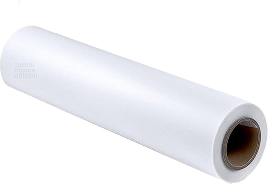 Turner Moore Edition Matte Clear Sticker Laminate Roll - Waterproof Self-Adhesive, 12" x 15FT for Cricut & Stencils
