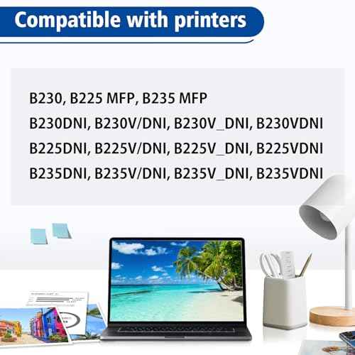 006r04400 B225 B235 B230 Toner Cartridge Remanufactured High-Yield 3000 Page-Yield for Xerox B230 B235 B225 Printers £¨1 Black£©