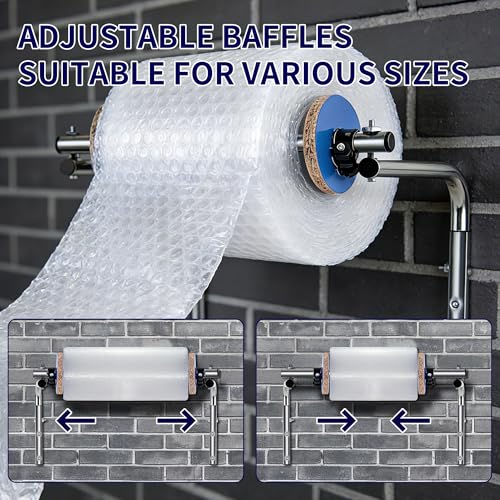 Wall Mount Bubble Wrap Dispenser Heavy Duty 15.75" Roll Holder