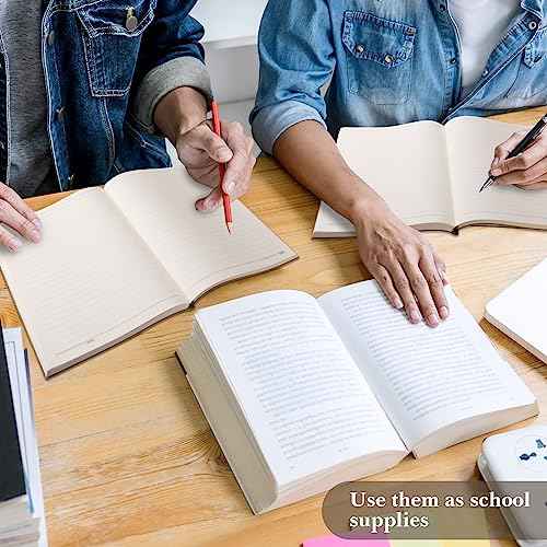 SATINIOR 5 Pack A4 Notebooks Large Journal 360 Pages Leather Softcover Hardcover Notebooks Thick Paper Lined Notepad for Office School Business Note Taking Writing, 8.5'' x 11''(Gray)