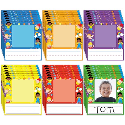 Kids Feifeiya 36 Pcs Photo Name Tags Classroom Desk Cubby Labels