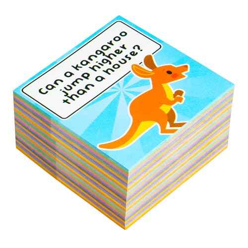 500 Joke Notes for Kids - Lunch Box Notes for Kids - Inspirational Motivational Notes for Children - Jokes and Puns for Boys and Girls - Great for Parties, Schools, Bake Sales, Picnics