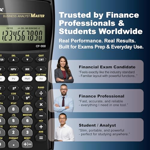 CATIGA Financial Calculator CF-300 Professional Business & Real Estate Analysis