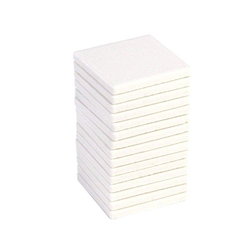 Hand2Mind Streak Plates - Essential Geology Tools for Mineral Testing | Pack of 10