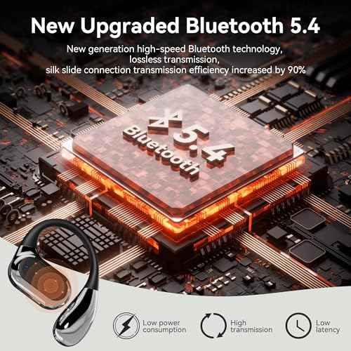 AI Translation Earbuds Real-Time Wireless Earbuds 144 Languages & Accents Earbuds Audifonos Traductores Ingl?s Espa?ol Translator Earbuds for Travel Business Learning (Dark Black)