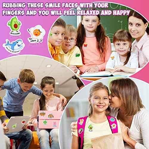 50 Pcs Anxiety Sensory Stickers Calm Stickers Reusable Sensory Strips Adhesive Textured Strips Toys Stress Anxiety Relief Items for Adult Teen Classroom Desk Office Fidget Supplies (Inspiration)