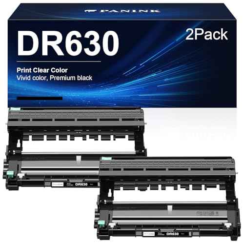 Compatible Drum Unit Replacement for Brother DR-630 DR 630 DR630 Drum Unit Compatible with DCP-L2520DW DCP-L2540DW HL-L2300D HL-L2305W HL-L2320D HL-L2340DW HL-L2680W Printer - 2 Pack