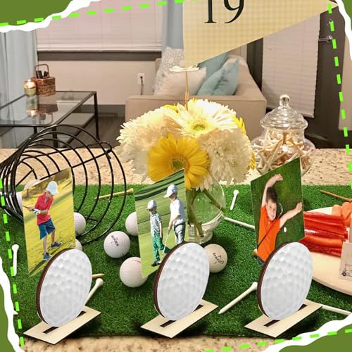 Golf Photo Stand 6 Pack - Table Number Holders for Golf Party Decorations