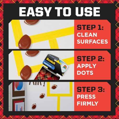Scotch Restickable Mounting Dots, Clear, 7/8-Inch Circles, 216 Pack (12 Packs of 18)? Reusable Double-Sided Adhesive for Photos, Posters, and Lightweight Items