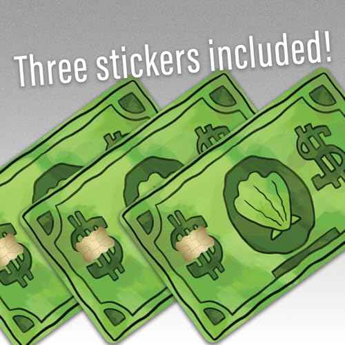 Credit Card Skin Sticker Cover Decal Wrap 3-Pack ? Funny Sea Bucks Currency Design ? Durable Vinyl Stickers for Cards - CCS006