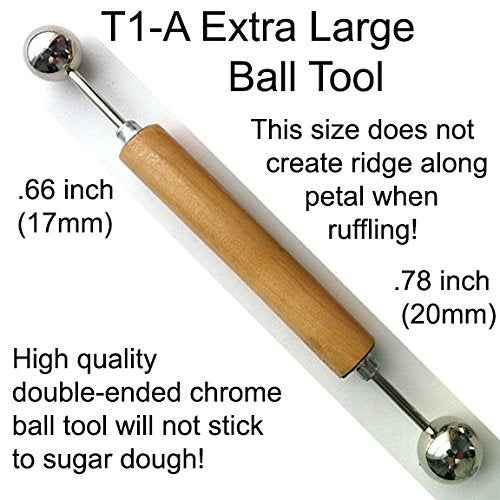 Chrome Balltools - Set of Four Sizes by World of Sugar Art