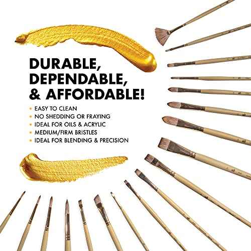 Princeton Imperial Paintbrush, L, Gold