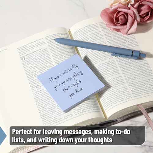 Mr. Pen- Sticky Notes, 3¡±x3¡±, 12 Pads, 600 Sheets, Colorful Sticky Notes 3x3, Whispers of Nature