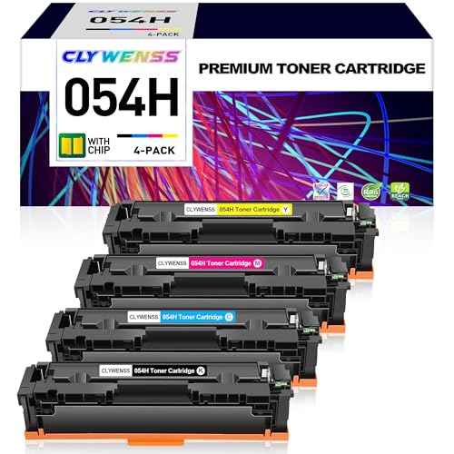 054H Toner Cartridge Set Replacement for Canon 054H 054 High Yield for Color ImageCLASS MF642Cdw MF644Cdw LBP622Cdw MF641Cdw MF641Cw Printer (Black Cyan Magenta Yellow, 4-Pack)
