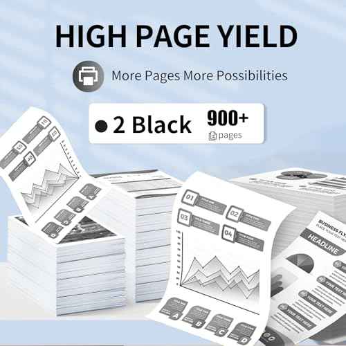 245xl Ink Cartridge Replacement for Canon Ink Cartridge 245 PG-245 243 PG-243 Compatible with Canon Printer MG2525 MG2420 MG2920 MG3020 mx490 MX492 TR4520 TS3120 TS202 (2Black)