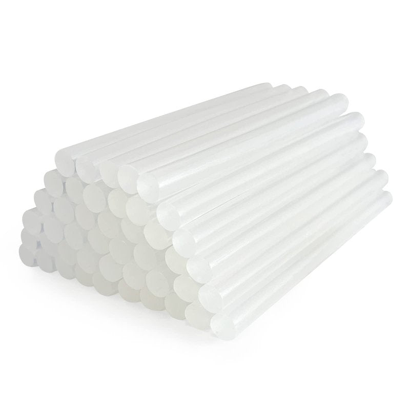 SHJADE Hot Glue Gun Sticks, 90 Count Mini Size 4" Long x 0.27" Diameter Clear Hot Melt Glue Sticks for Crafting, DIY, and Home Repair
