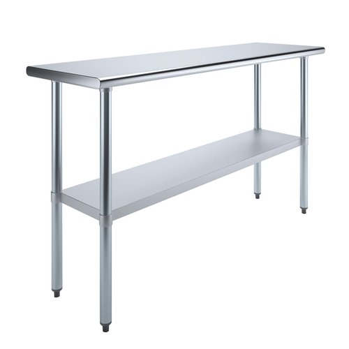 18 in. x 60 in. Stainless Steel Work Table | NSF Kitchen Prep Table | Utitly Metal Table