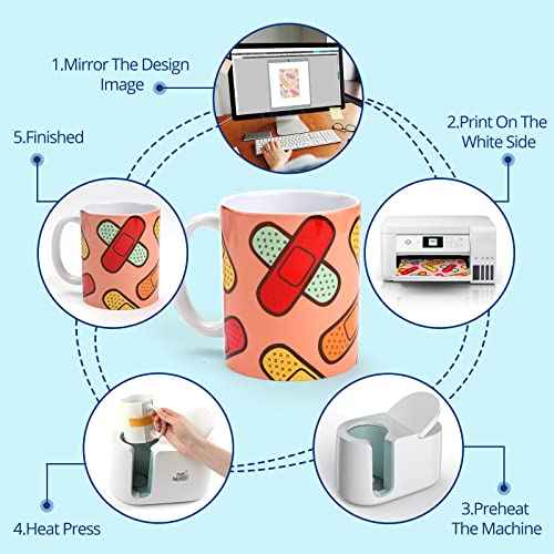 HTVRONT Sublimation Paper 11x17 Inch - 200 Sheets sublimation transfer paper Compatible with Inkjet Printer,sublimation heat transfer paper for Tumblers, Mugs, T-shirts and Other Sublimation Blanks
