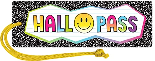 Magnetic Hall Passes for Schools - Bright Colors, Reusable & Durable