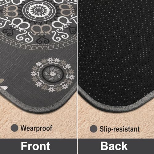 AiBOB Chair Mat for Carpeted Floors, Premium Quality Hard Material, Office Floor Mats for Computer Desk on Carpet, Easy Gride for Chairs, 36x48 Multi