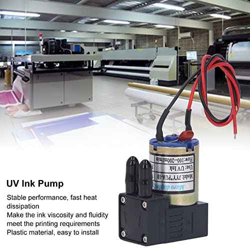 DC24V 3W Small Ink Pump Fast Heat Dissipation Plastic Small Printer Inkjet Ink Pump Replacement for Printer Accessories
