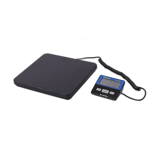 Brecknell Slim Heavy Duty Digital Shipping Postal Scale for Packages | 150 lb Capacity | Battery Operated Portal Scale