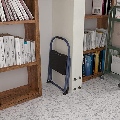 CoscoProducts COSCO 11248NVY1E 1 Folding Big Step Stool, 225 lb. Weight Capacity, ANSI Type II