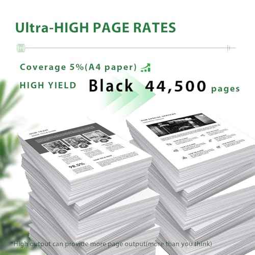 WT-5190 Waste Toner Box Compatible for Kyocera TASKalfa 306ci 307ci 308ci 356ci 358ci Printer for WT5190 1902R60UN0 Waste Toner Box High Yield 44,500 Pages 1 Pack