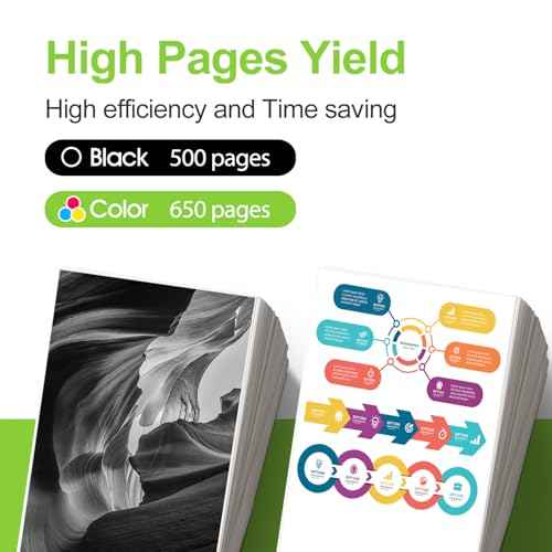 410XL Ink Cartridges Replacement for 410XL 410 XL T410XL Combo Pack Work with Expression XP-830 XP-640 XP-7100 XP-630 XP-530 XP-635 Printer (5 Pack-Photo Black, Black, Cyan, Magenta, Yellow)