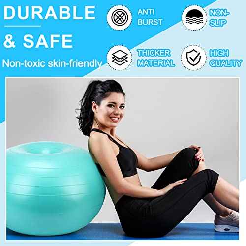 Honoson 6 Pcs Donut Flexible Seating for Classroom Elementary Back to School Yoga Balance Exercise Ball Chair for Adult Kid, First Day of School Student Welcome Party Favor Reading Corner Supplies