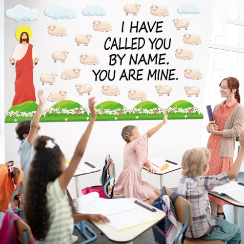 Good Shepherd Christian Bulletin Board Set Religious Classroom Decor