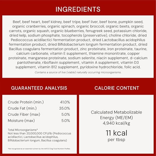 Stella & Chewy's Freeze-Dried Raw Marie’s Magical Dinner Dust - - Premium Beef Dog Food Topper with Organic Fruits & Vegetables - Perfect for Picky Eaters - 7oz