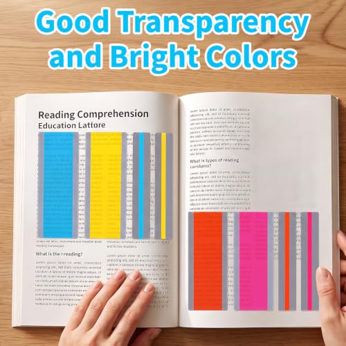 Guided Reading Strips Set for Dyslexia - 16 PC Kids Reading Aids