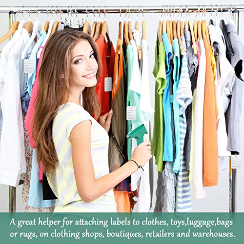 Honoson 6006 Pcs Clothes Tagging Gun Set Green – Includes 5 Extra Needles & 1,000 Clothes Tags