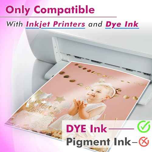 Koala Glossy Inkjet Photo Paper 13X19 Inches 48lb 100 Sheets Professional Glossy Photographic Paper Compatible with Inkjet Printer Use DYE INK 180GSM