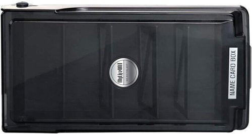 MyLifeUNIT Business Card Holder, 2.2" x 3.5" Index Card Organizer with Dividers and Index Tabs, Capacity: 500 Cards