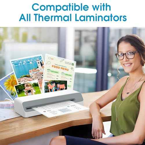 KTRIO 5 Mil Laminating Sheets, Hold 11 x 17 Inches Sheet, 100 Pack Thermal Laminating Pouches, 11.5 x 17.5¡± Laminate Sheets for Laminator, Clear Lamination Sheet Paper, Office School Home Supplies