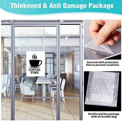 24 Pack Acrylic Wall Mounted Sign Holder Vertical Plastic Clear Frames No Drilling Wall Mounted Sign Holder with Adhesive Tape for Displaying Document Flyer Poster(Vertical Style,5 x 7 Inch)