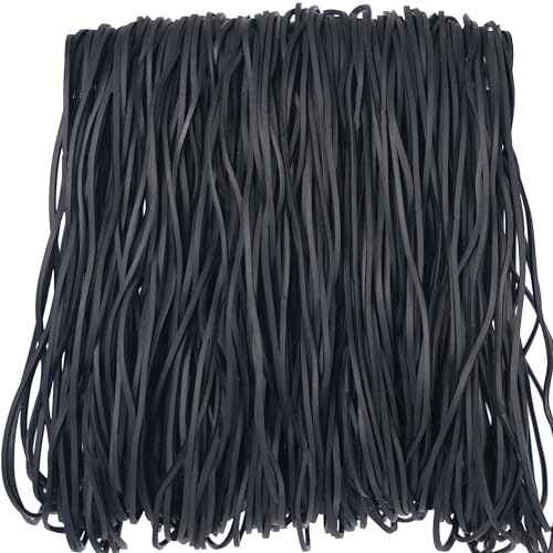 Rubber Bands Garbage Can Bands Elastic Large Size #117A 200Pcs Trash Can Rubber Bands Black Elastics Bands 7inch For Office Supplies Home