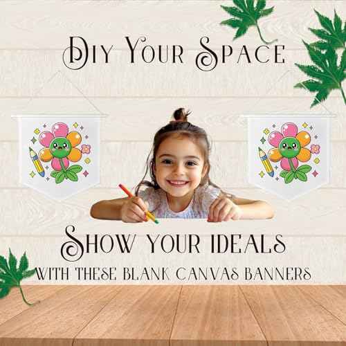 30pcs Blank Canvas Banners 10.82"x11.81",12oz Fabric Canvas Wall Hanging Art for DIY Kids Room Decor,Enamel Pin Wall Display Banners for Enamel Lapel Badge Collection,Birthday,Educational Play