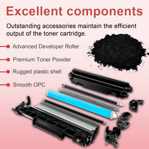 NineLeaf Compatible Toner Cartridge Replacement for Canon 137 CRG137 9435B001AA use for ImageClass MF247dw LBP151dw MF212w MF216n MF217w MF227dw MF236n MF244dw MF249dw Printer (Black,4-Pack)