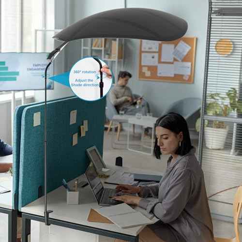 Office Cubicle Shade Cubicle Desk Light Shield to Block Overhead Light Office Cubicle Accessories