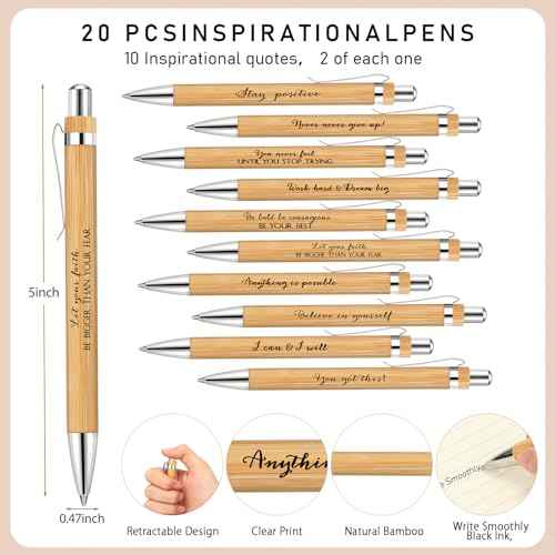 Tenceur 20 Sets Employee Appreciation Gifts Bulk - Inspirational Notebook with Sticky Note Pen for Nurse Practitioner Week Educational Support Professionals Extraordinary Work Team Recognition