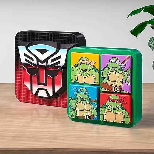NUMSKULL Official TMNT 3D Logo Desk Lamp Wall Light for Bedroom, Office, Home, Study, Work - Official Teenage Mutant Ninja Turtles Merchandise