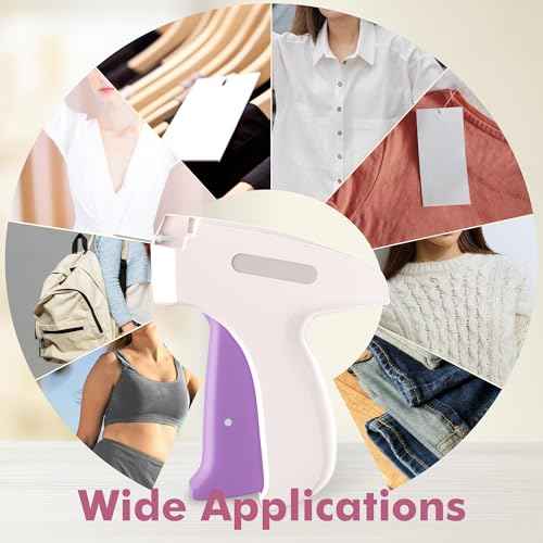 2-in-1 Stitch Gun for Colthes & Tagging Gun for Clothing£¬Stitchy Quick Clothes Fixer with 5000pcs Fasteners£¨4000 5mm Black/White Sewing + 1000 45mm Tagging) & 6 Needles£¨White)