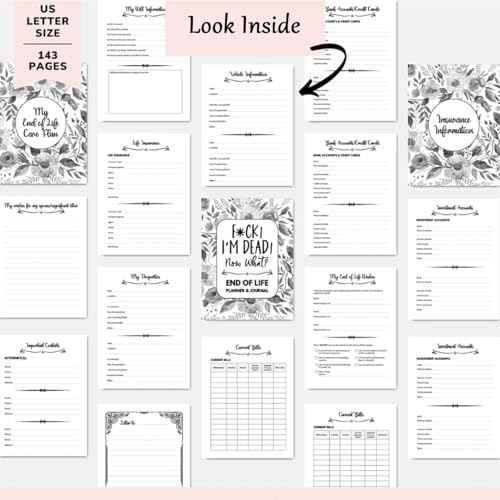 I'M Dead, End Of Life Planner, I'M Dead Now What Planner, End Of Life Planner Organizer Notebook, Guided Final Arrangements When I'M Gone Workbook, for Possessions, Business Affairs, and Final Wishes